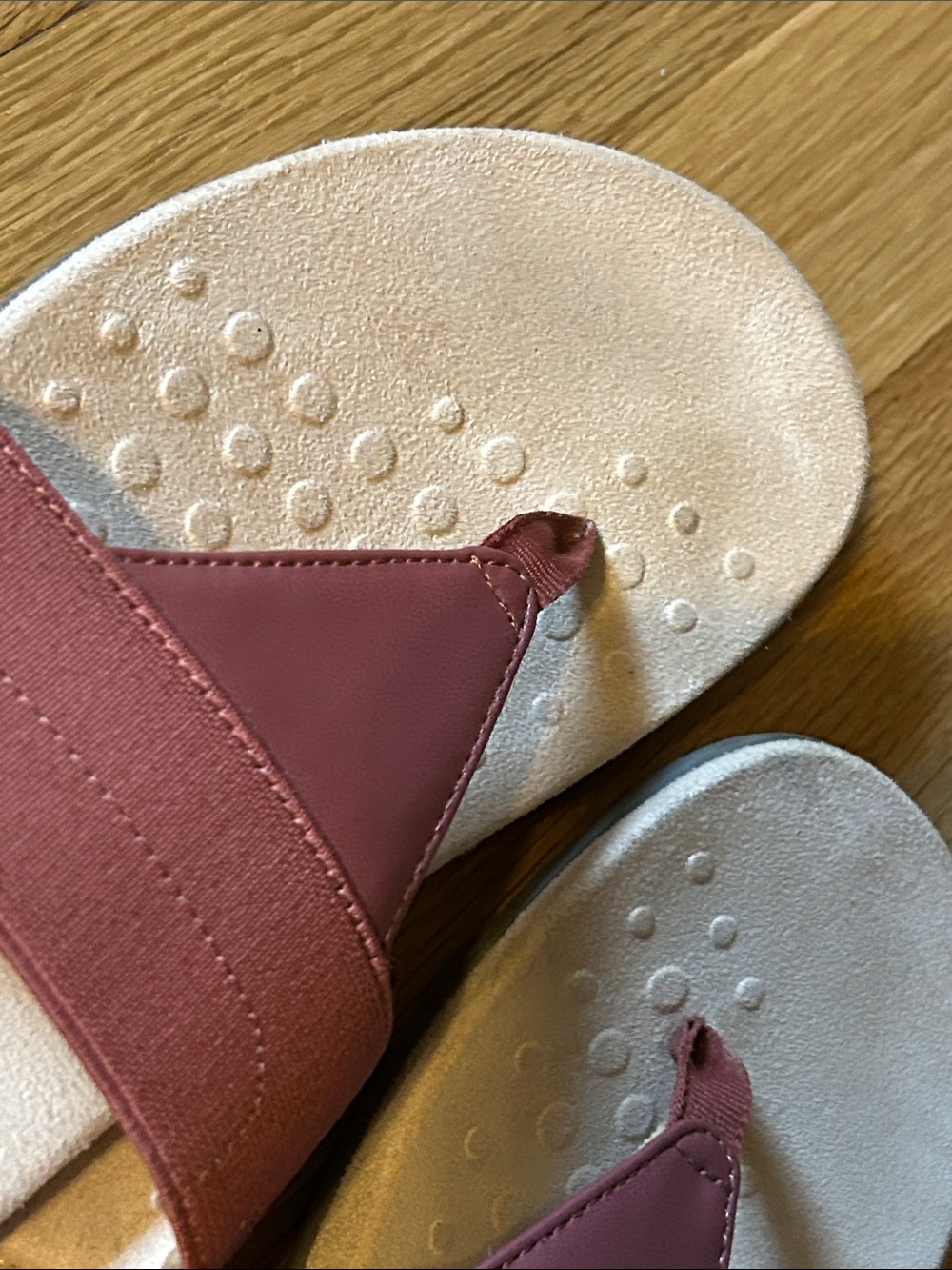 Vionic Leather Adjustable T-Strap Sandals - Danita 8.5 Womens - Picture 10 of 10